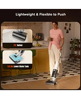 Roborock F25 Rt Cordless Wet Dry Vacuum Cleaner, Lightweight Floor Washer with 20,000 Pa Suction Power, Hot Water Self-Cleaning & Drying, Edge Cleanin