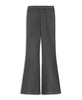 Nocturne Women's Ribbed Bell-Bottom Pants