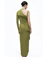 Nocturne Women's One Sleeve Maxi Dress