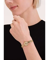 Rosefield Mini Small Edit Women's Gold Tone Stainless Steel Bracelet Watch 20.4mm