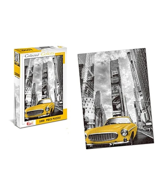 Collected Colors New York Taxi 1000 Piece Jigsaw Puzzle