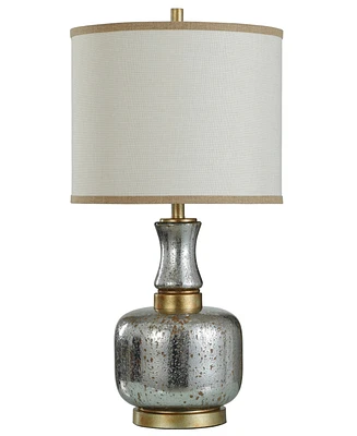 StyleCraft Home Collection 32" Eirian Glass Table Lamp