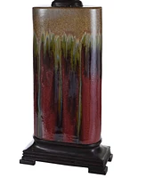 StyleCraft Home Collection 32" Tandoori Spice Arabic Ceramic Table Lamp