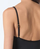 Vince Camuto Women's Colorblocked Cutout One-Piece Swimsuit