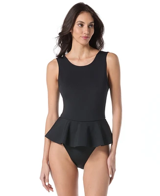 Vince Camuto Women's Skirted One-Piece Swimsuit