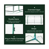 Mini Greenhouse with Pvc Cover, Ideal for Protecting Plants and Seedlings Indoors and Outdoors