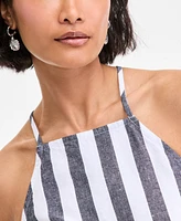 On 34th Women's Apron-Neck Sleeveless Peplum Top, Exclusively at Macy's