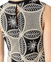 English Factory Women's Crochet Lace Sleeveless Mini Dress