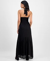 And Now This Women's Pintuck-Pleat Halter Maxi Dress, Exclusively at Macy's