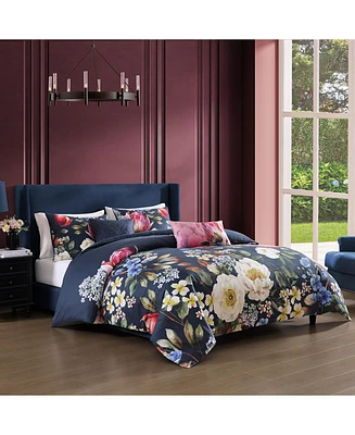 Bebejan Renaissance Bedding 100% Cotton Sateen 5 Piece King Size Reversible Comforter Set
