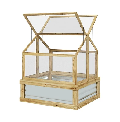 Flower Bed Greenhouse Perfect Shelter for Vibrant Plant Growth and Protection