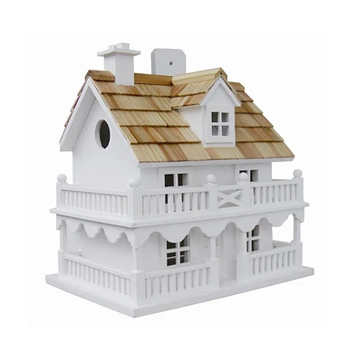 Cottage Style Wood Birdhouse with unpainted Nest Box Bird House
