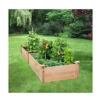 2 ft x 8 ft Cedar Wood Raised Garden Bed