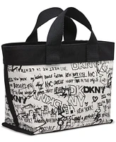 Dkny Brady Medium Logo Graffiti Crossbody Bag