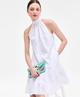 On 34th Women's Halter Bow-Back Mini Dress, Exclusively at Macy's
