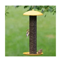 Durable Metal Mesh Tube Hanging Bird Feeder for Outdoor Bird Feeding
