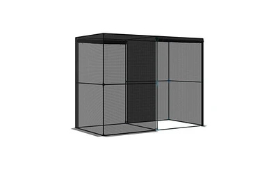 Walk-in Mini Greenhouse for Convenient Gardening and Plant Growth Protection