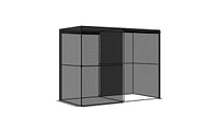 Walk-in Mini Greenhouse for Convenient Gardening and Plant Growth Protection