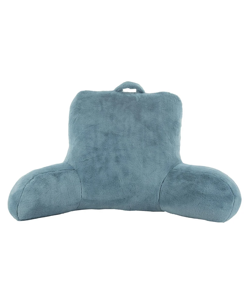Arlee Home Fashions Sutton Place Faux Rabbit Fur Backrest Pillow 33" x 18"