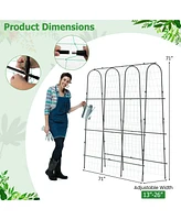 U-Shaped Tall Garden Arched Trellis for Climbing Plants