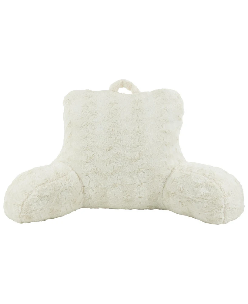 Arlee Home Fashions Sutton Place Alena Faux-Fur Backrest Pillow, 33" x 18"