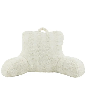 Arlee Home Fashions Sutton Place Alena Faux-Fur Backrest Pillow, 33" x 18"