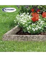 Suncast 10 Piece Landscape Design Border Decorative Rock Stone Edging ( Pack