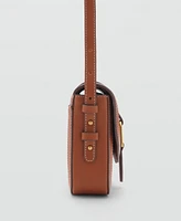 Mango Women's Leather-Effect Shoulder Bag