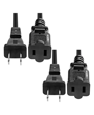 5 Core Ac Power Cord 10 Ft • 2 Prong Extension Adapter • 16AWG/2C 125V 13A • Us Polarized Male to Female Outlet Extension Cable B