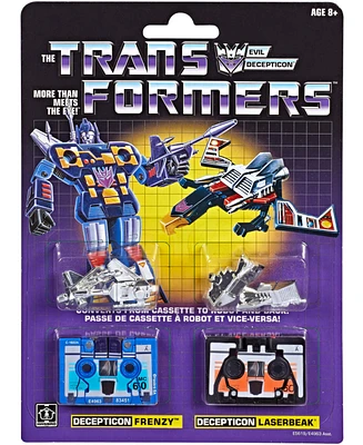 Transformers G1 Frenzy and Laserbeak Set of 2 | Transformers Vintage G1 Reissues