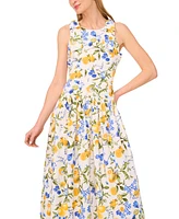 CeCe Women's Bow-Strap High-Low-Hem Midi Dress