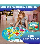 Quokka Floor Puzzles for Kids - Large Giant Educational Toddler Puzzles Ages 2-4