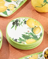 Certified International Limone Melamine 6-Pc. Salad Plates, Service For 6