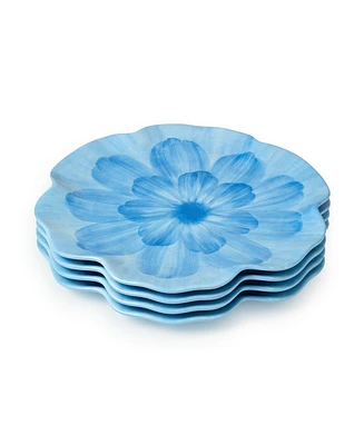 Certified International Wildflower 3-d Floral 4-Pc. Dinner Plates, Service For 4