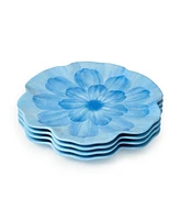 Certified International Wildflower 3-d Floral 4-Pc. Dinner Plates, Service For 4