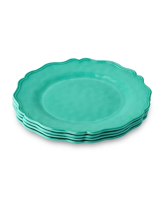 Certified International Isabella Crackle Melamine 4-Pc. Dinner Plates, Service For 4