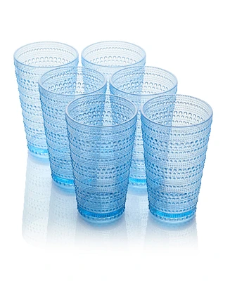 Certified International Santa Fe Acrylic Ice Tea Glasses, Set of 6