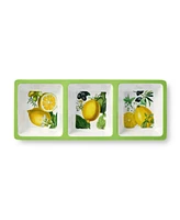 Certified International Limone Melamine 3-Piece Hostess Set
