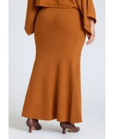 Eloquii Plus Size Sweater Maxi Skirt