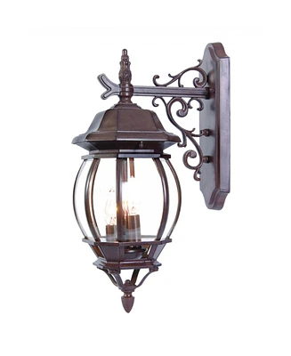 Three-Light Hanging Glass Globe Wall Light – Sleek Pendant for Home Decor