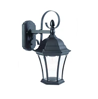 Wall Mounted Swing Arm Hanging Lantern Sconce for Home and Porch Decor