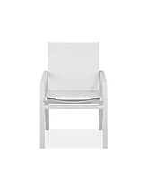 Set of Two Metal Dining Chairs – Modern Seating for Patio & Dining Room