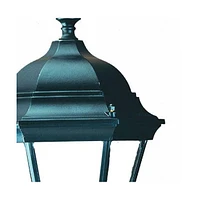 Matte Black Carousel Lantern Wall Light