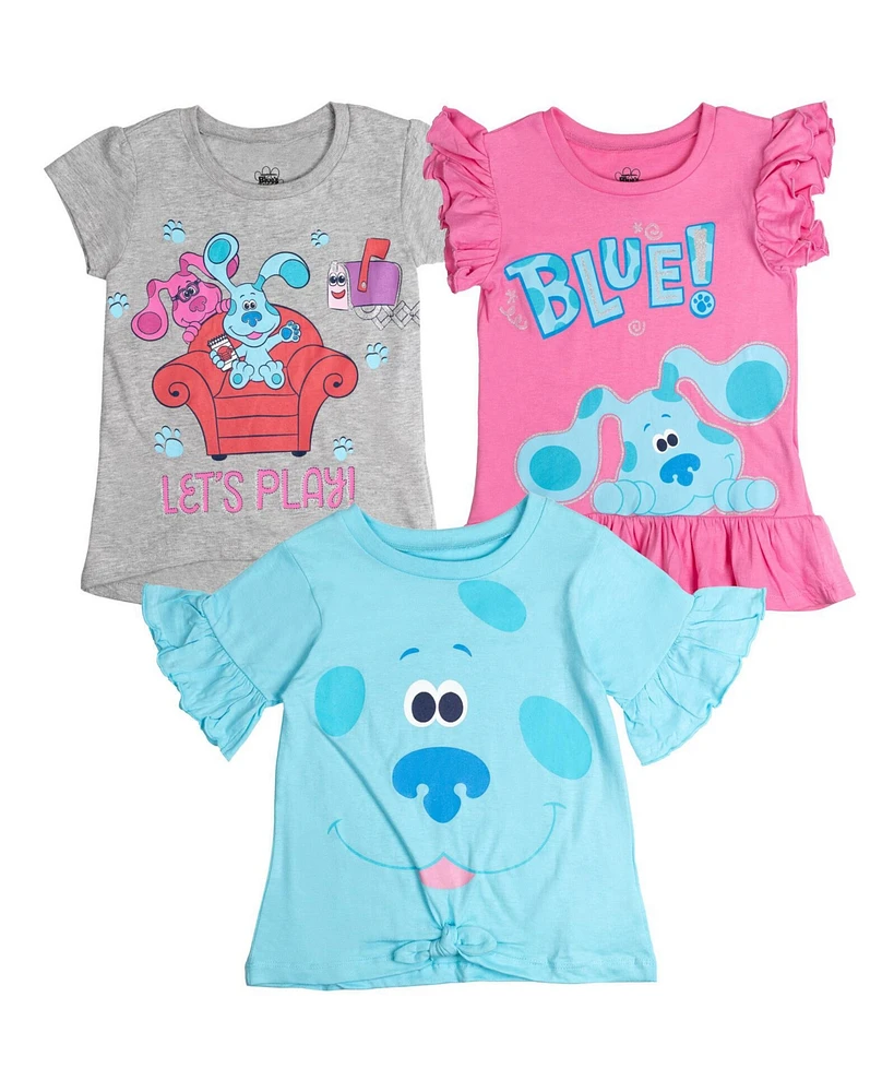 Blue's Clues Girls You! 3 Pack Peplum T-Shirts