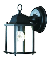Hanging Glass Lantern Wall Light for Porch and Entryway Decor
