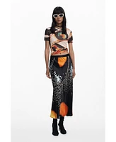 Desigual Women's Skirt designed by Mr. Christian Lacroix