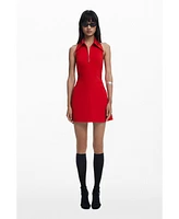 Desigual Women's Short dress with zipper and lapel