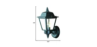 White Cast Aluminum Outdoor Wall Light