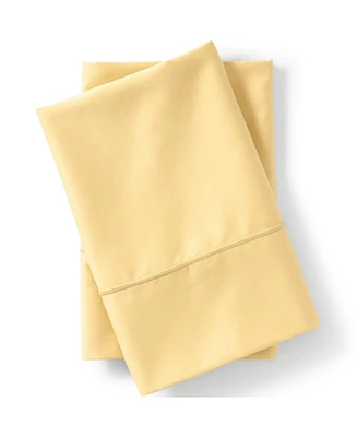 Lands' End 400 Thread Count Premium Supima Cotton No Iron Sateen Pillowcases