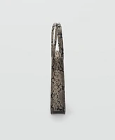Mango Women's Animal Print Double Handle Handbag